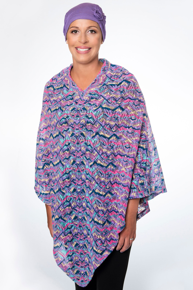 Pastel Crochet Poncho