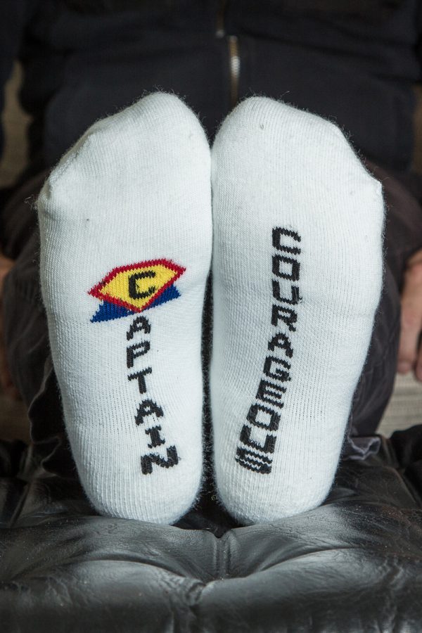 Captain Courageous Inspirational Socks for Men