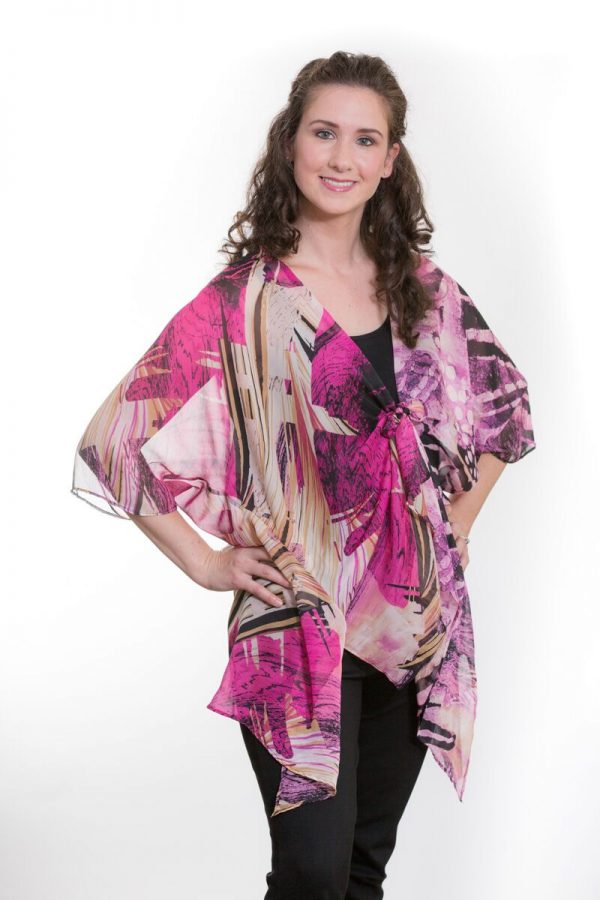 Picture of women's kimono designed for cancer treatment