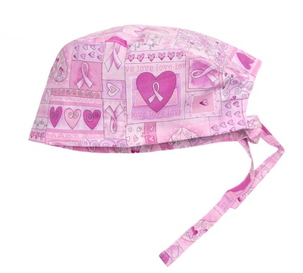 Breast Cancer Scrub Cap