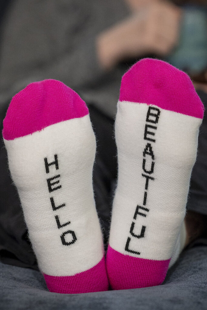 Hello Beautiful Movie Socks / Christine Handy sold by Wrapped in Love