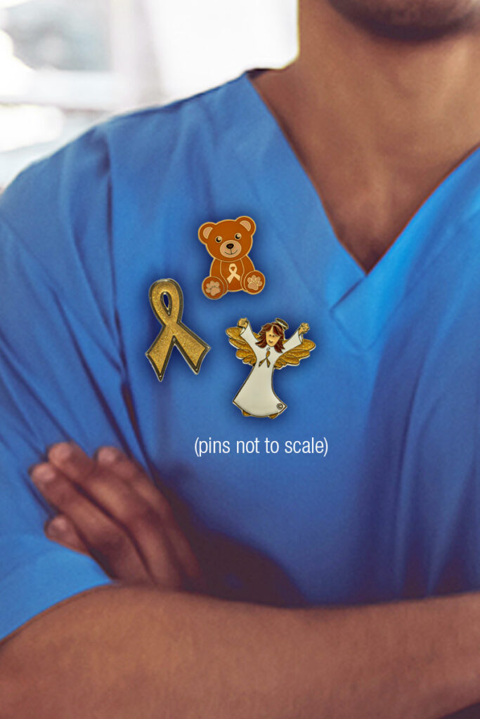 Discover meaningful Childhood Cancer Awareness Month gifts for pediatric nurses, doctors, and families. Explore gold ribbon pins and care ideas.