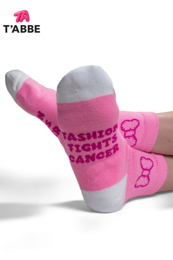 T'ABBE Supports Fashion Fights Cancer with Breast Cancer Awareness Socks